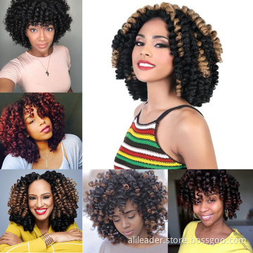 Jamaican Bounce Crochet Hair Wand Curl Synthetic Hair